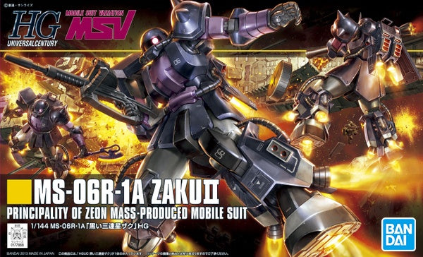 HGUC 1/144 MS-06R Black Tri-Stars Zaku
