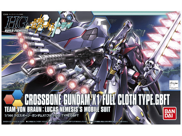 HGBF 1/144 Crossbone Gundam X-1 Full Cloth Ver.GBFT