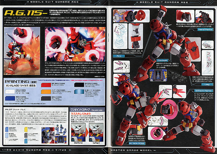 MG 1/100 Gundam AGE-1 Titus
