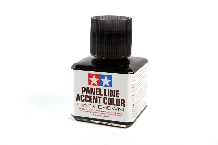 Panel Line Accent Color (Dark Brown) - Tamiya