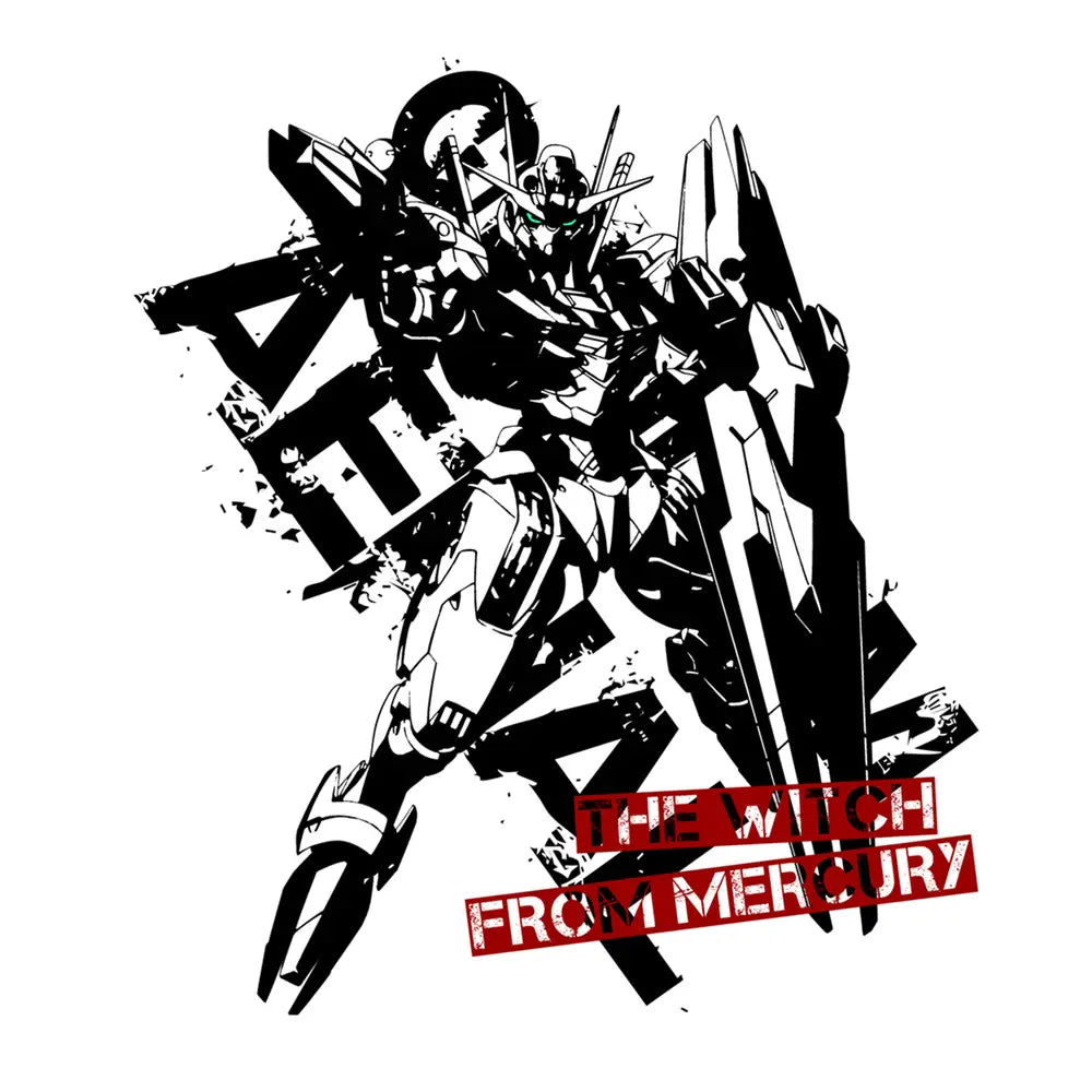 Gundam Aerial T-Shirt / White-L