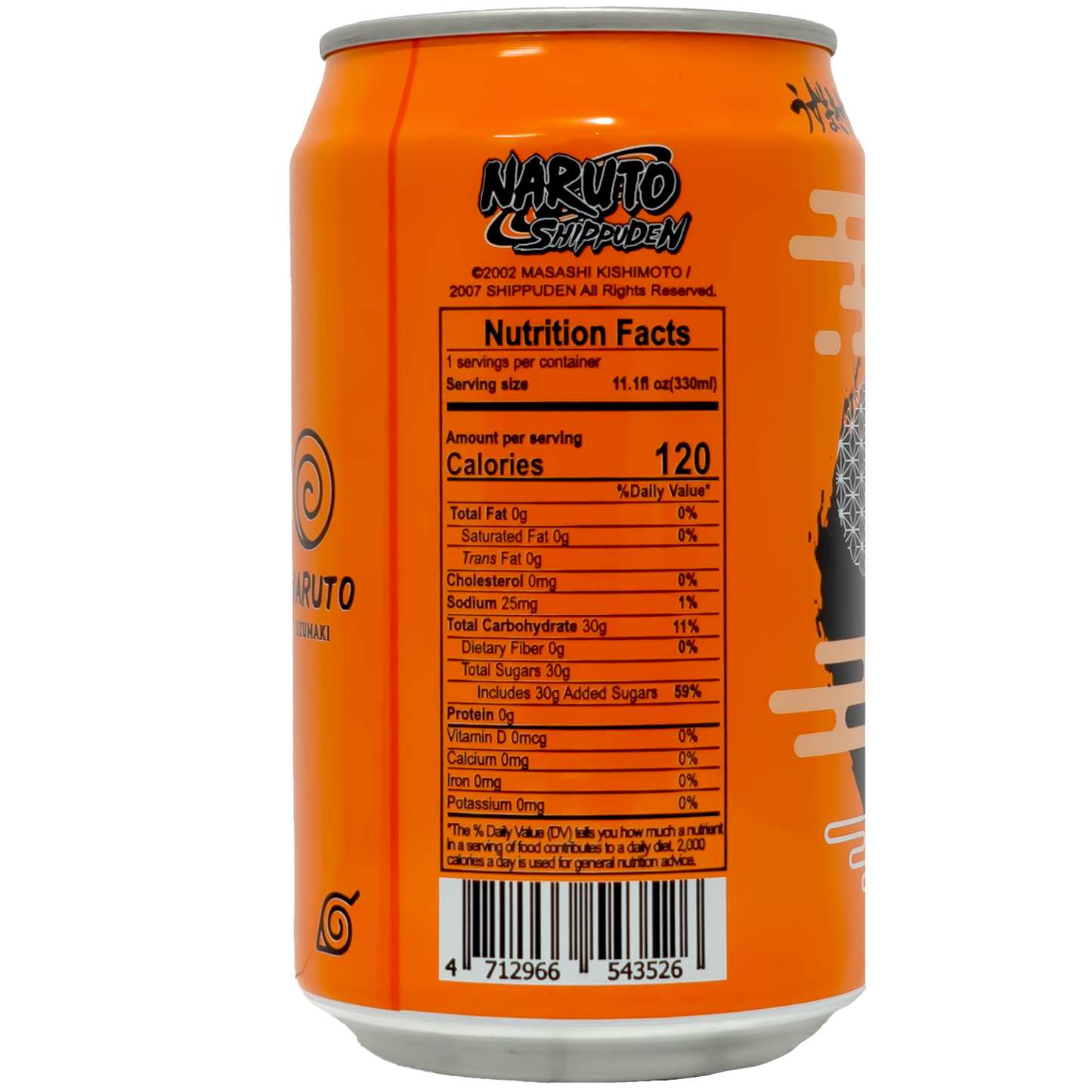 OCEAN BOMB Naruto Shippuden Yuzu Soda 330ml