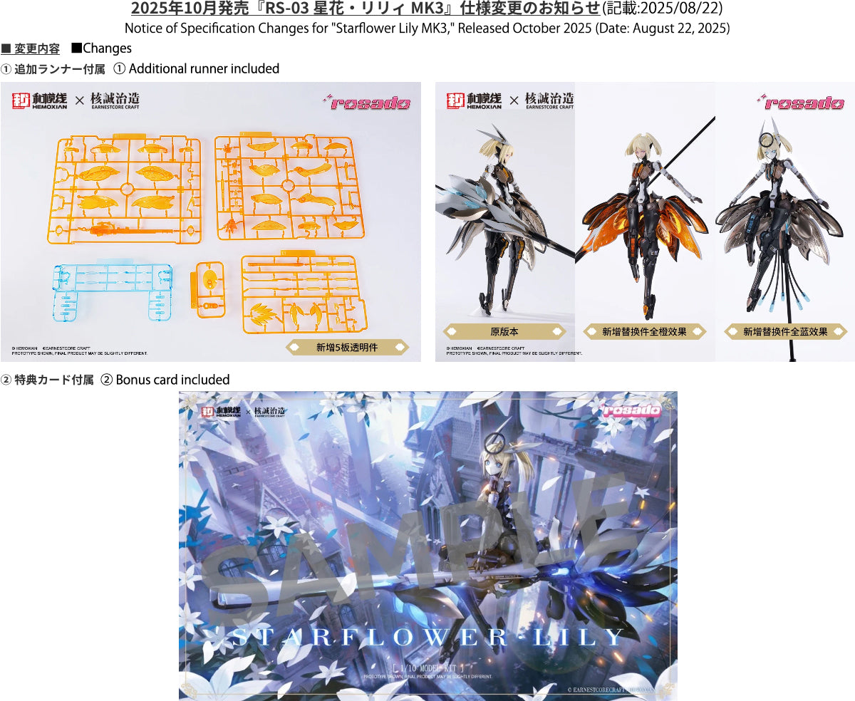 1/10 RS-03 Starflower Lily MK3 (rosado Project)