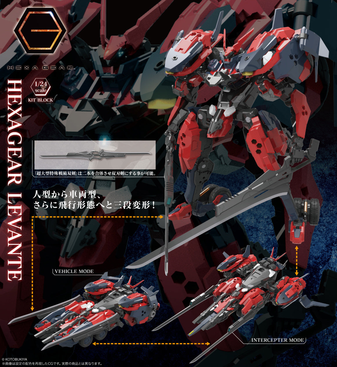 1/24 Hexa Gear Hexagear Levante