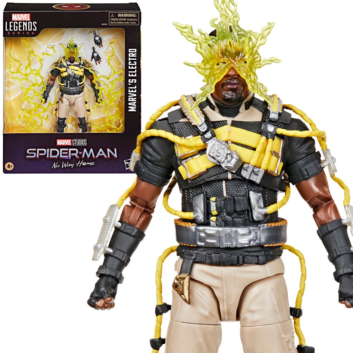 Spider-Man: No Way Home Marvel Legends Series Electro 6-Inch Action Figure: