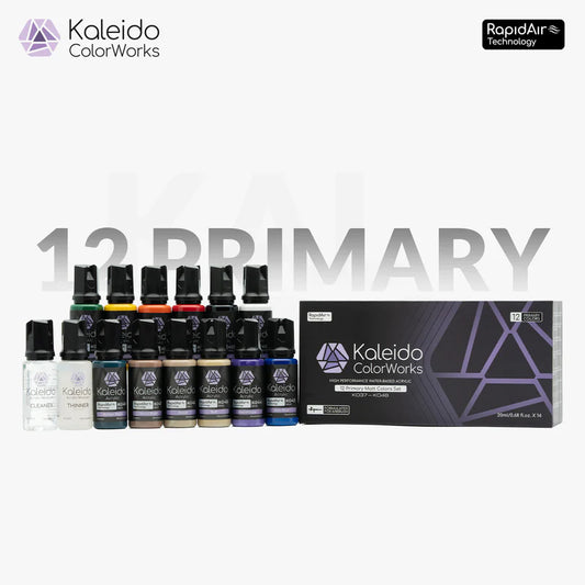 12 Primary Matt Colors Set
