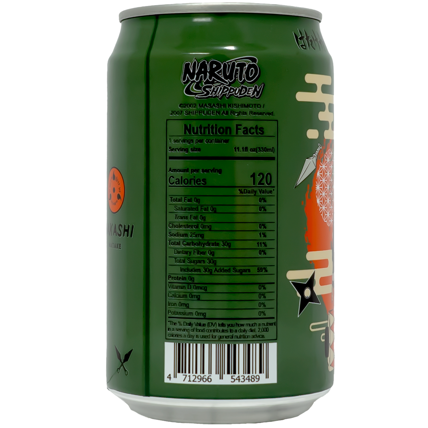 OCEAN BOMB Naruto Shippuden Guava Flavor Soda (330ml)