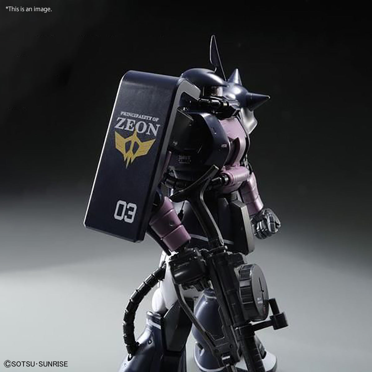 1/100 MG MS-06S Zaku II (Black Tri-Stars Custom) Ver 2.0 [P-Bandai]