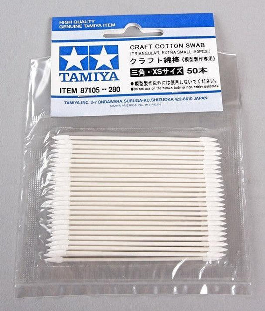 Craft Cotton Extra Small Triangular Swabs 50Pcs -87105