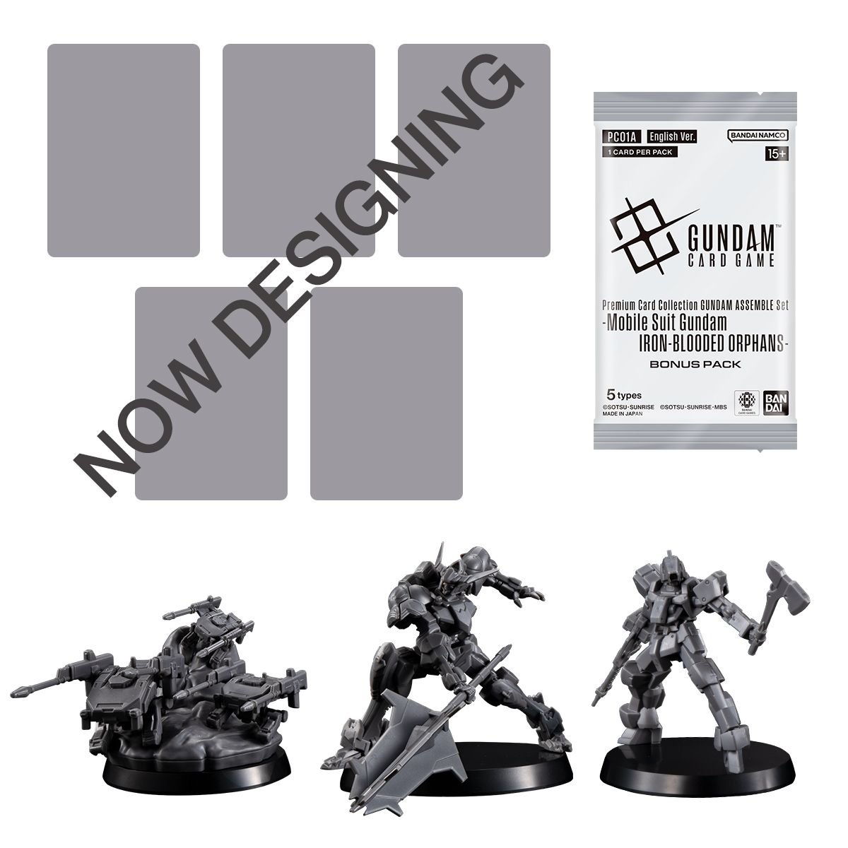 [PC01A] GUNDAM CARD GAME Premium Card Collection GUNDAM ASSEMBLE Set -Mobile Suit Gundam IRON-BLOODED ORPHANS-