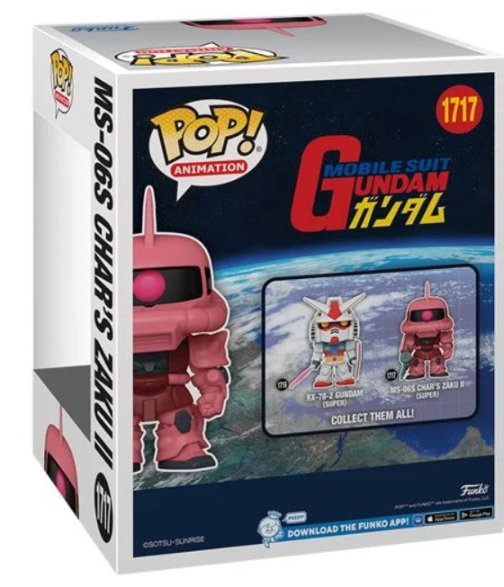 MS-06S Char’s Zaku II Super 6 1/4-Inch Funko Pop! Vinyl Figure