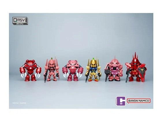 QMSV Mobile Suit Gundam Char's Custom Gundam Mini-Figure(Single Box)