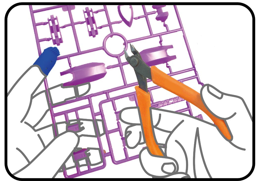 The Finger Broom (Blue)