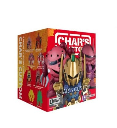 QMSV Mobile Suit Gundam Char's Custom Gundam Mini-Figure(Single Box)