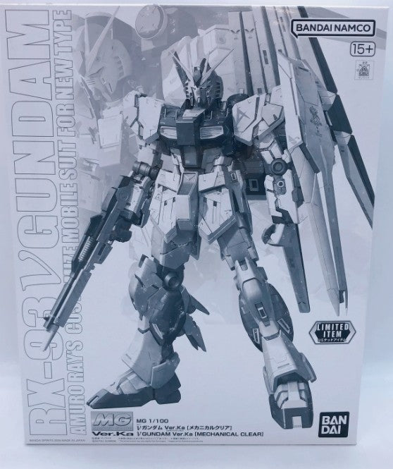 1/100 MG Nu Gundam Ver.Ka (Mechanical Clear) [Gundam Base Limited Edition]