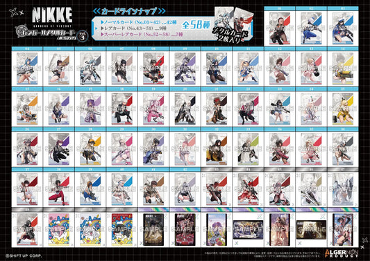 Goddess Of Victory: Nikke: Gun Girl Metal Card Collection Vol. 3: 1Box (10pcs)