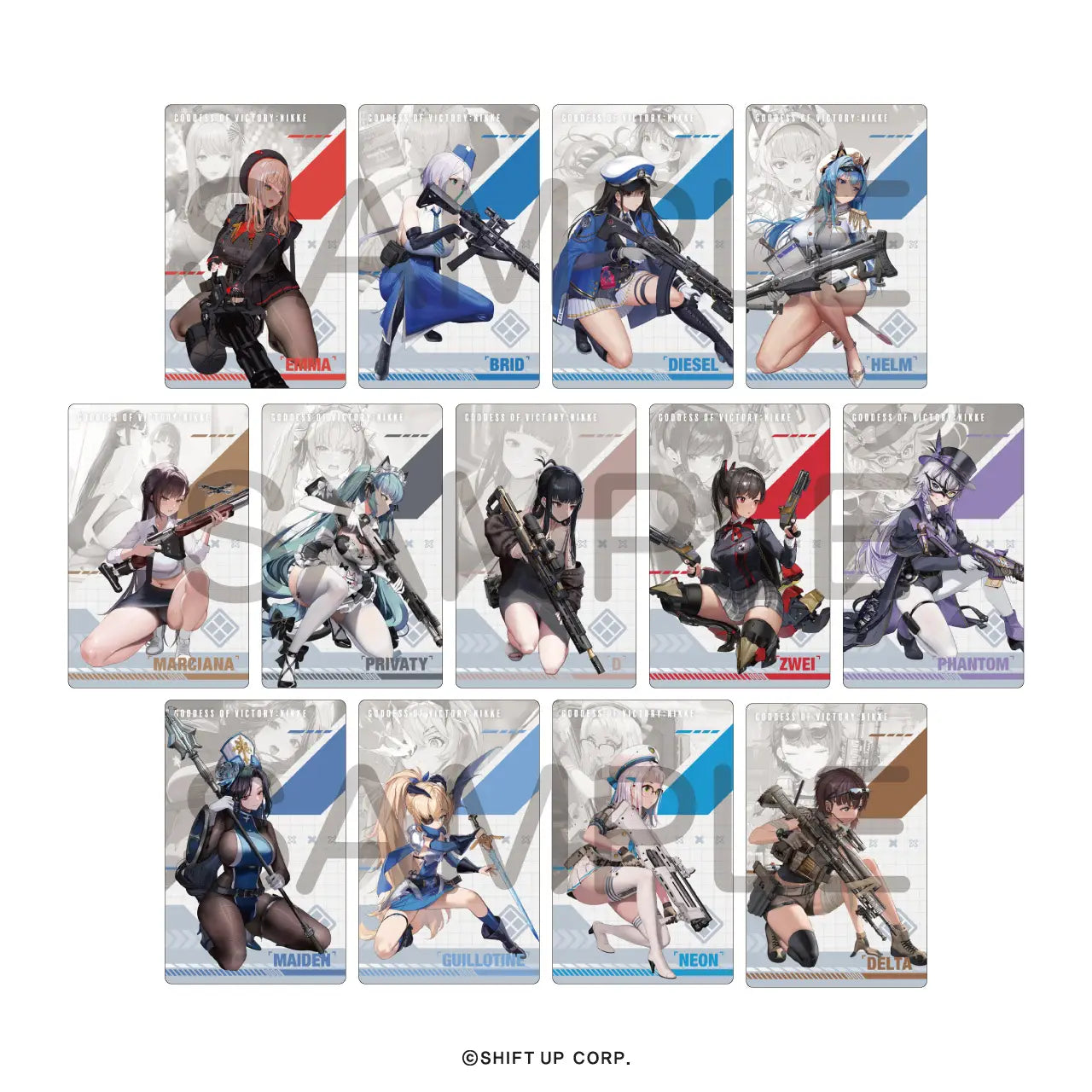 Goddess Of Victory: Nikke: Gun Girl Metal Card Collection Vol. 3: 1Box (10pcs)