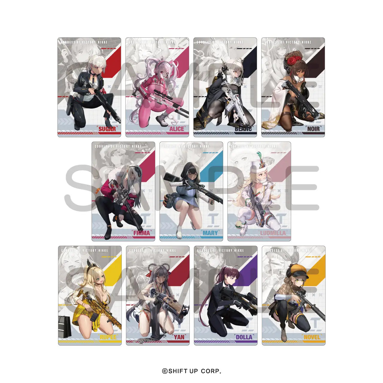Goddess Of Victory: Nikke: Gun Girl Metal Card Collection Vol. 3: 1Box (10pcs)