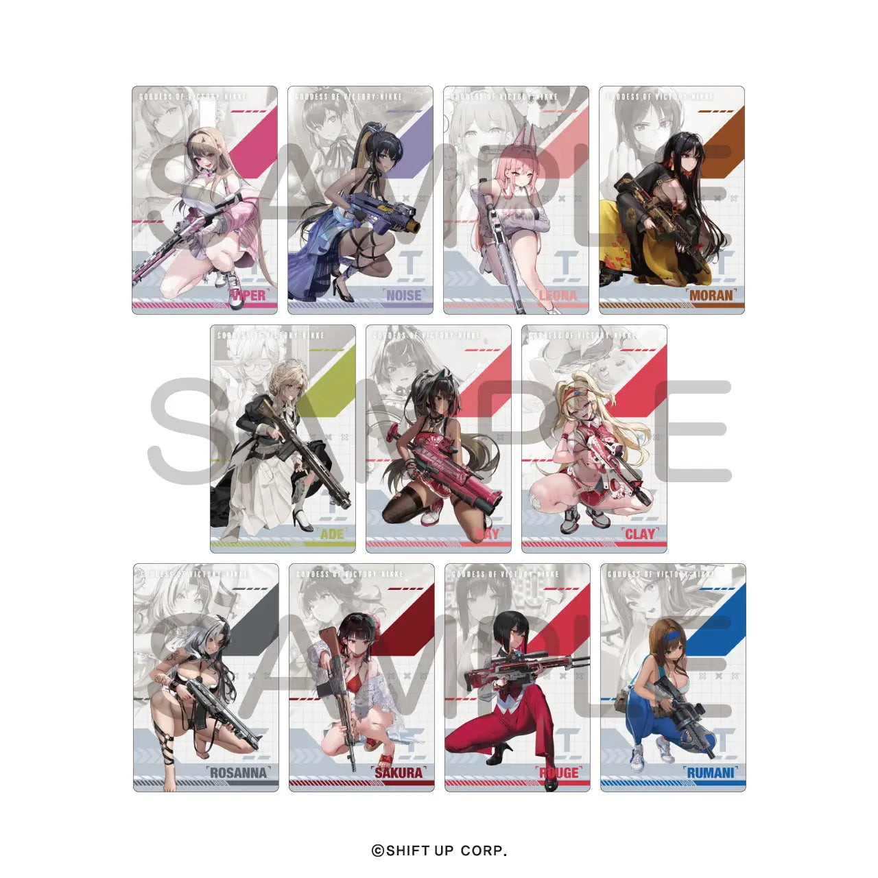Goddess Of Victory: Nikke: Gun Girl Metal Card Collection Vol. 3: 1Box (10pcs)