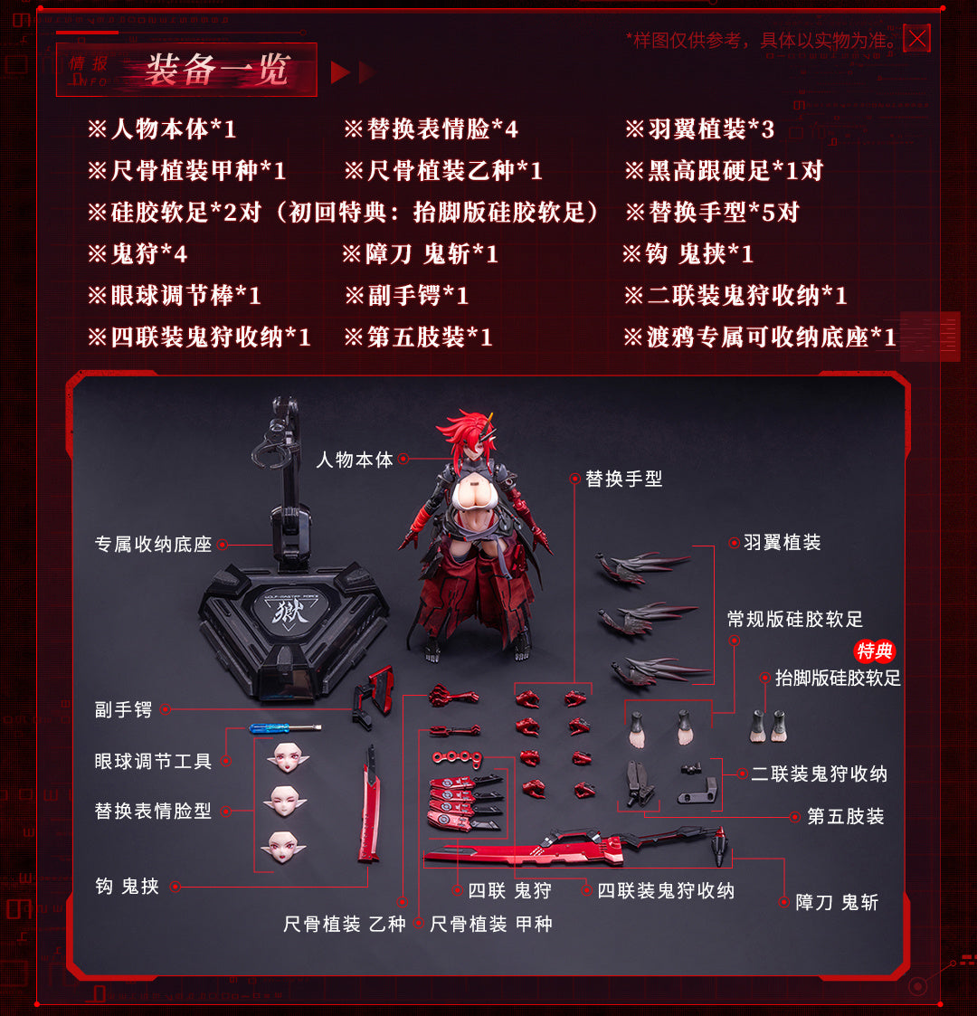 1/9 Wolf-Mastiff Force Karas Samurai Seamless Action Figure (Nuclear Gold Reconstruction)