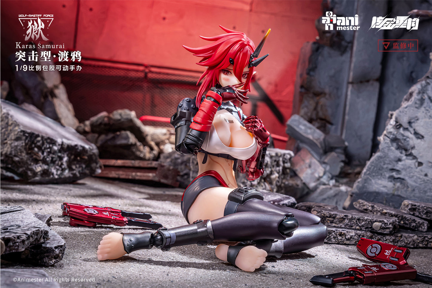 1/9 Wolf-Mastiff Force Karas Samurai Seamless Action Figure (Nuclear Gold Reconstruction)