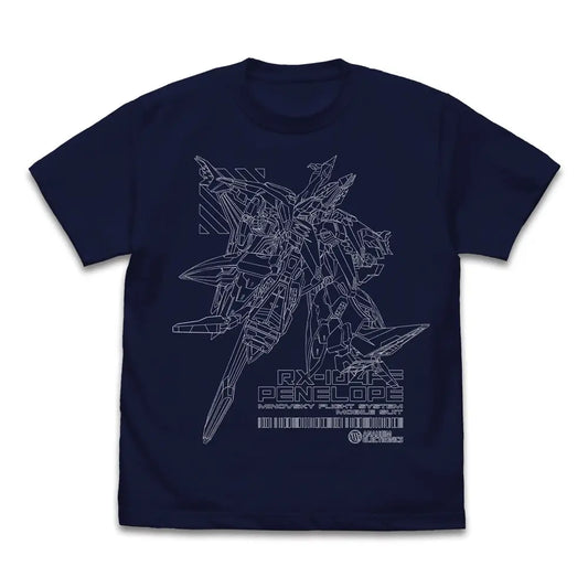 Mobile Suit Gundam: Hathaway's Flash: Penelope T-shirt Navy L