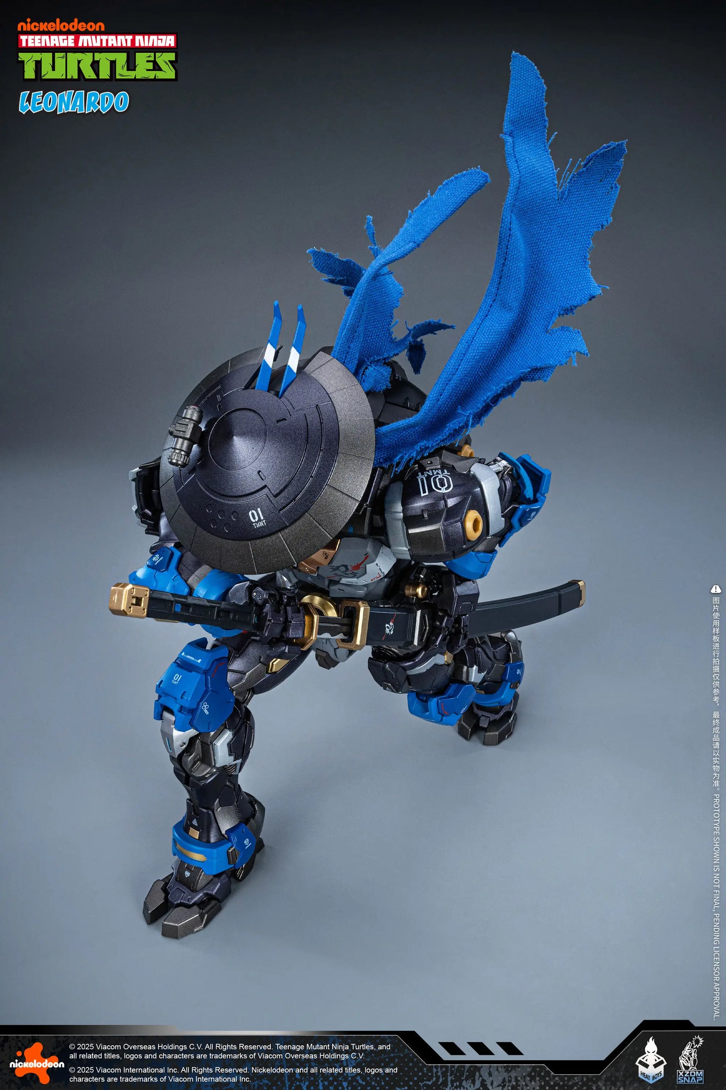 Teenage Mutant Ninja Turtles Leonardo Alloy Movable Figure (40th Anniversary Ver.)