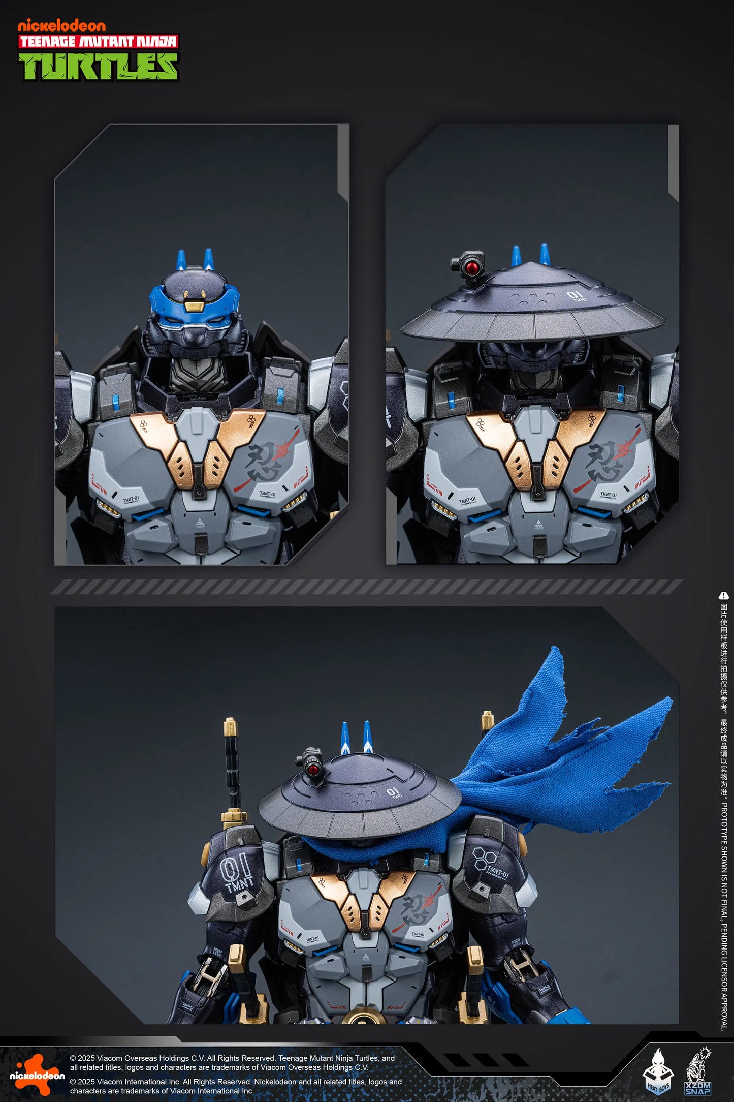 Teenage Mutant Ninja Turtles Leonardo Alloy Movable Figure (40th Anniversary Ver.)