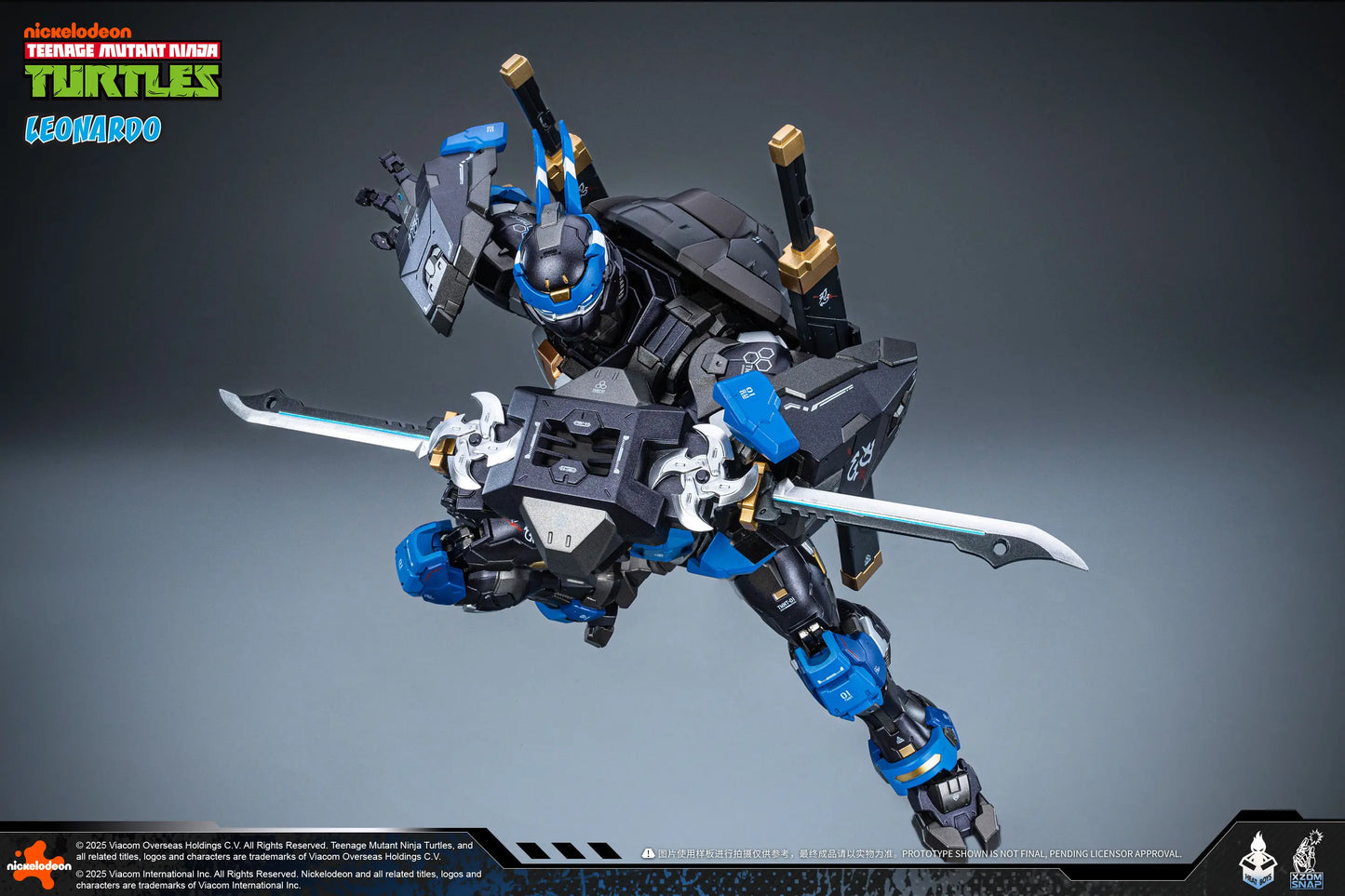 Teenage Mutant Ninja Turtles Leonardo Alloy Movable Figure (40th Anniversary Ver.)