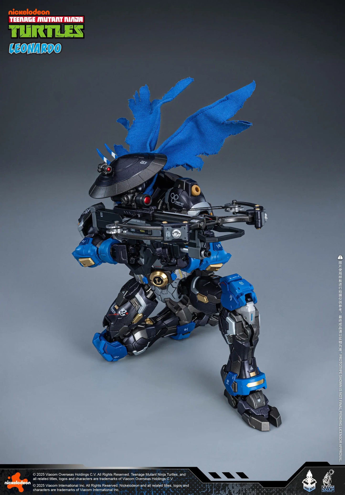 Teenage Mutant Ninja Turtles Leonardo Alloy Movable Figure (40th Anniversary Ver.)