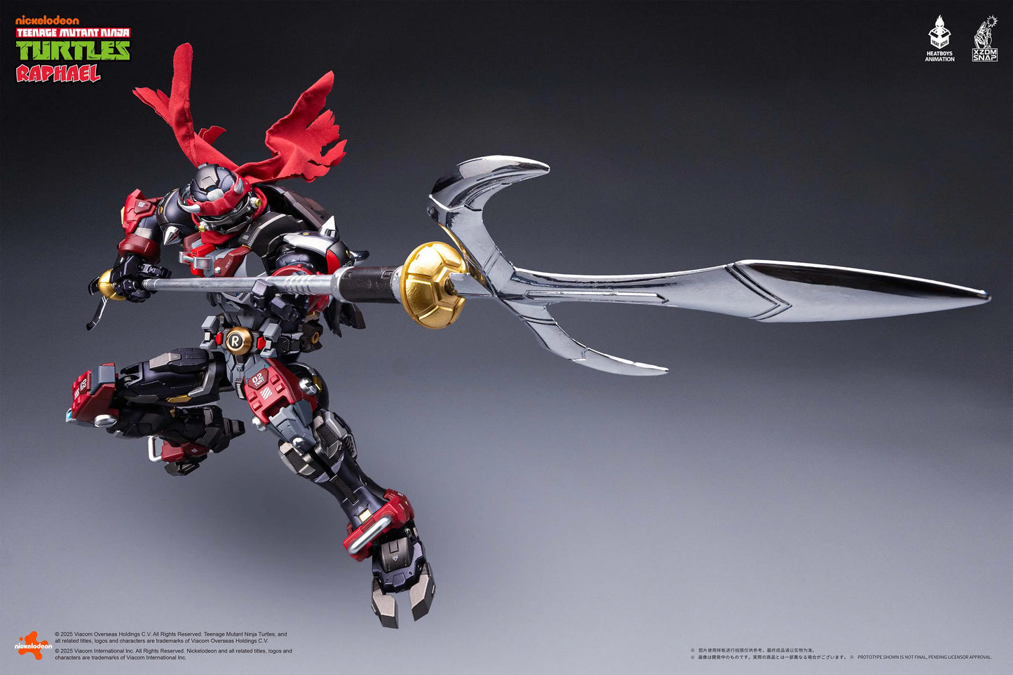 Teenage Mutant Ninja Turtles Raphael Akasatsu Alloy Movable Figure