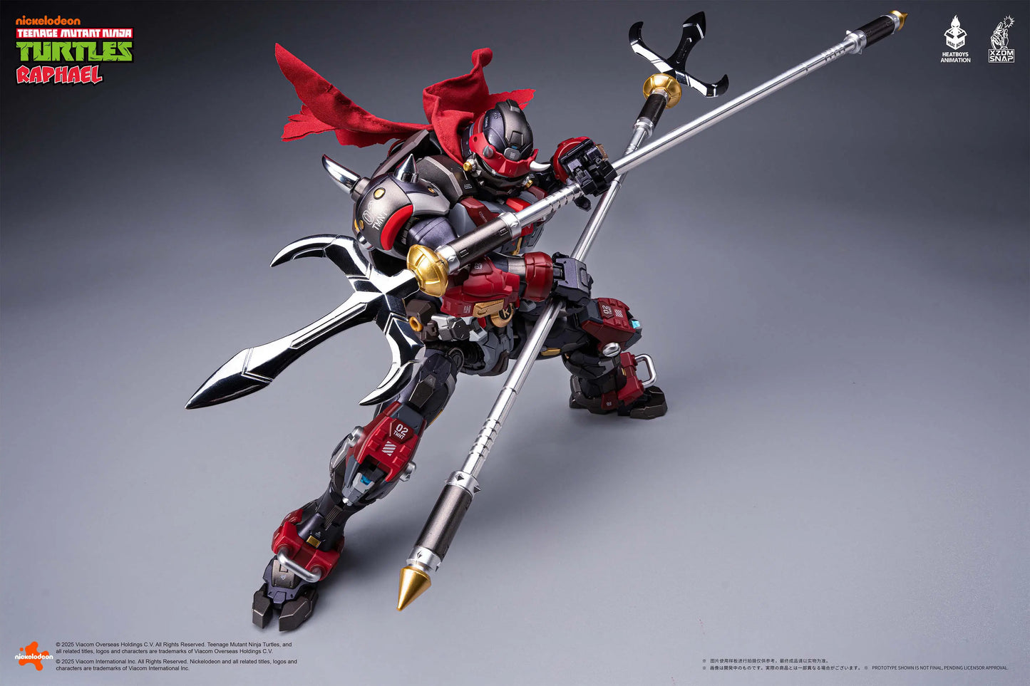Teenage Mutant Ninja Turtles Raphael Akasatsu Alloy Movable Figure