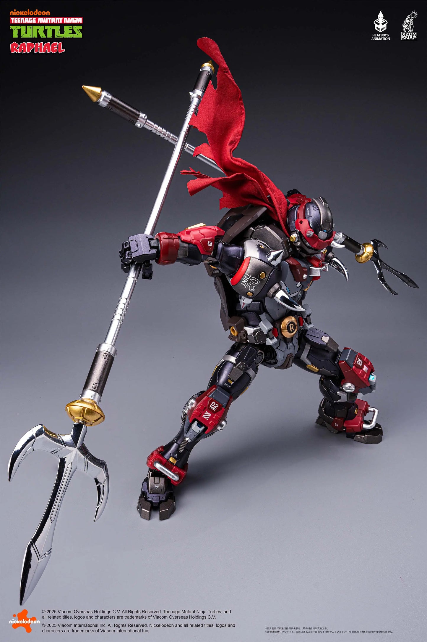 Teenage Mutant Ninja Turtles Raphael Akasatsu Alloy Movable Figure