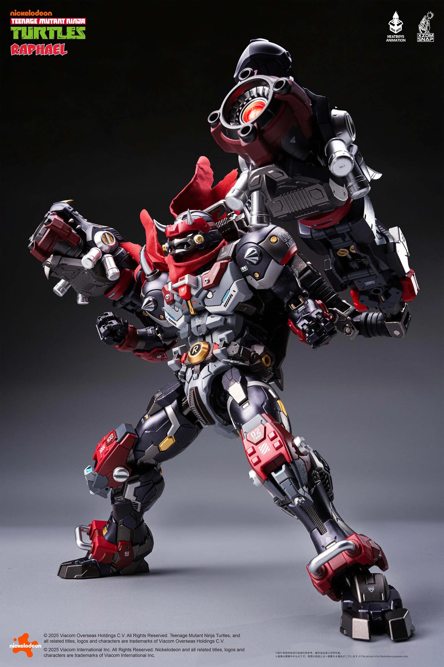 Teenage Mutant Ninja Turtles Raphael Akasatsu Alloy Movable Figure