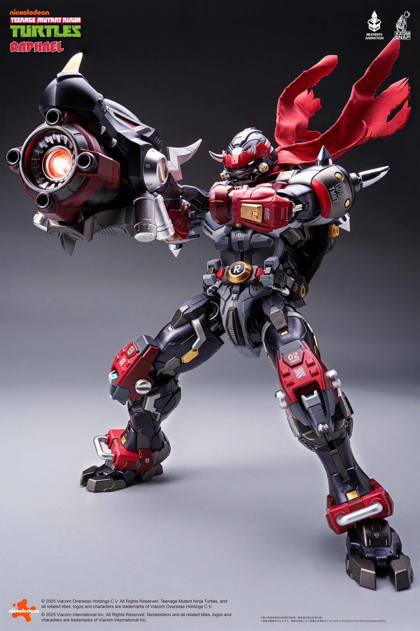Teenage Mutant Ninja Turtles Raphael Akasatsu Alloy Movable Figure