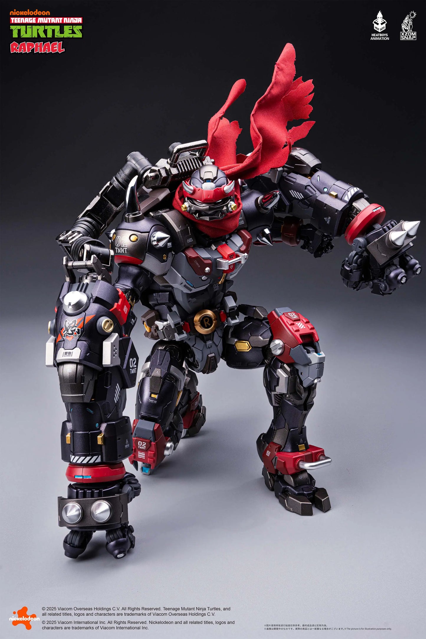 Teenage Mutant Ninja Turtles Raphael Akasatsu Alloy Movable Figure