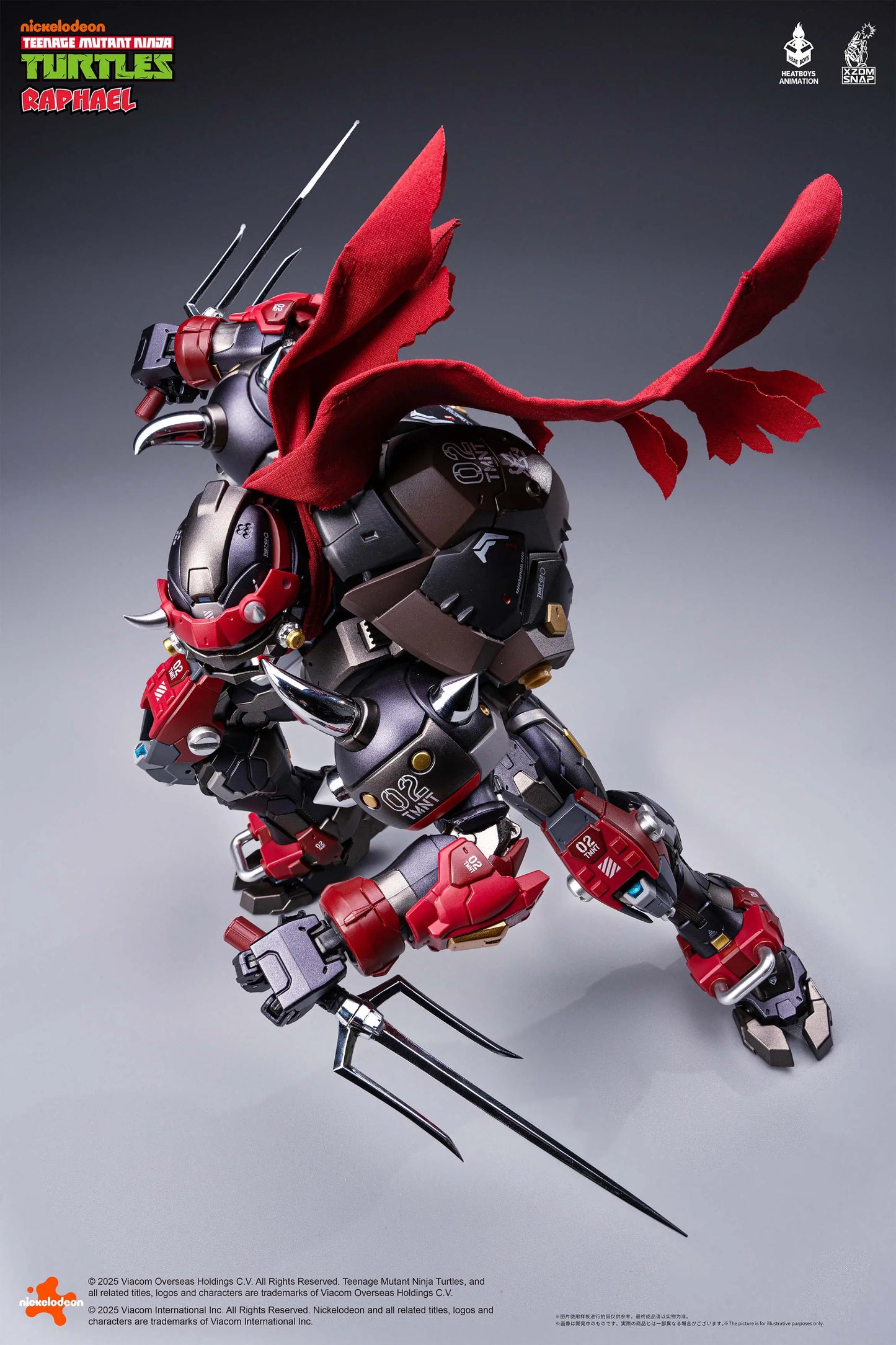 Teenage Mutant Ninja Turtles Raphael Akasatsu Alloy Movable Figure