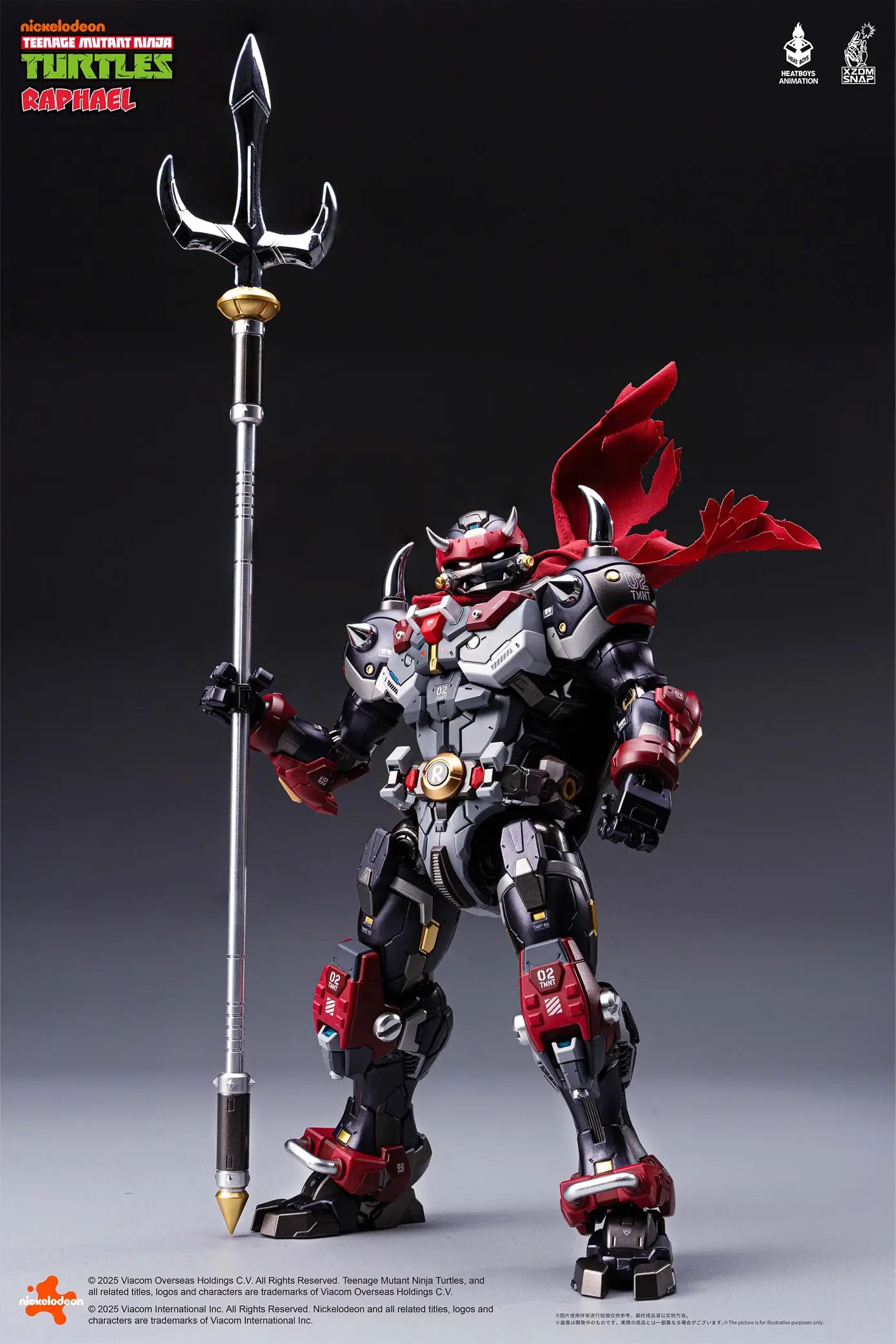 Teenage Mutant Ninja Turtles Raphael Akasatsu Alloy Movable Figure