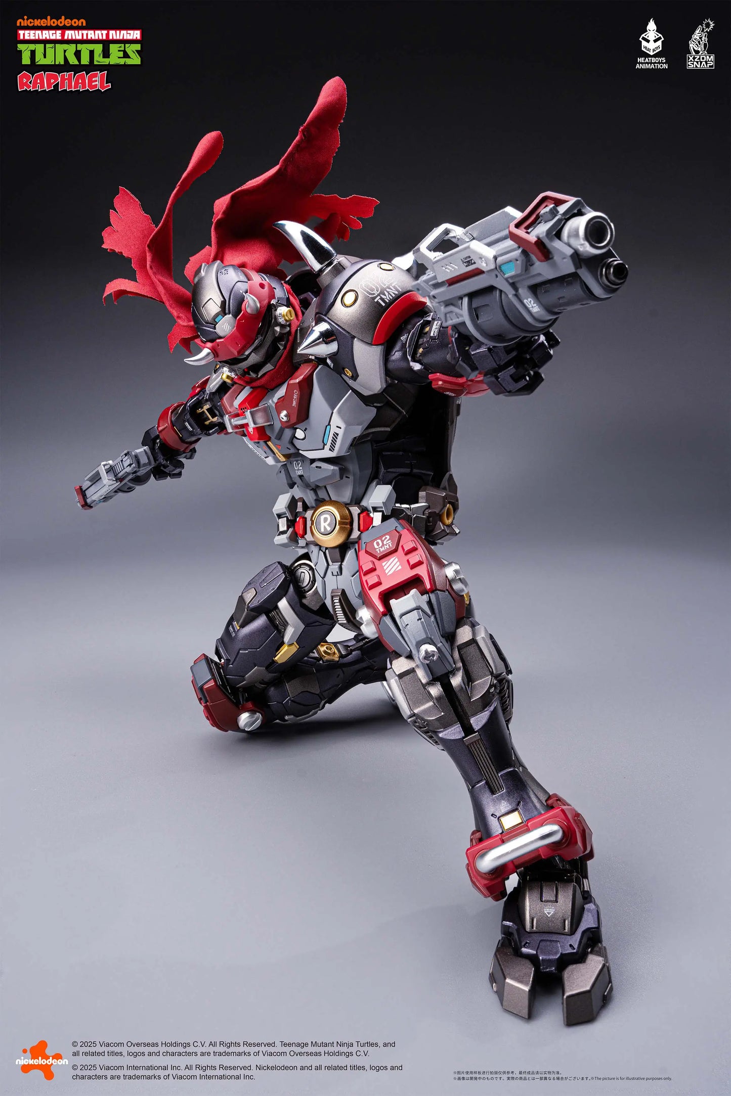 Teenage Mutant Ninja Turtles Raphael Akasatsu Alloy Movable Figure