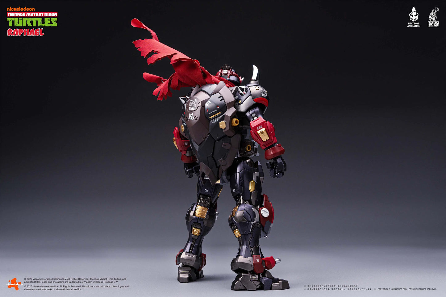 Teenage Mutant Ninja Turtles Raphael Akasatsu Alloy Movable Figure