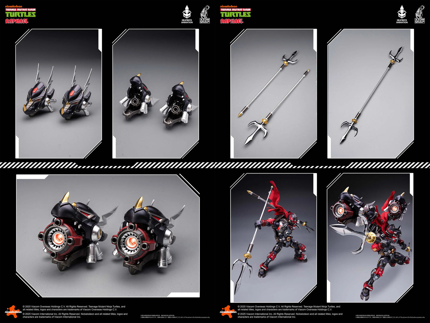 Teenage Mutant Ninja Turtles Raphael Akasatsu Alloy Movable Figure