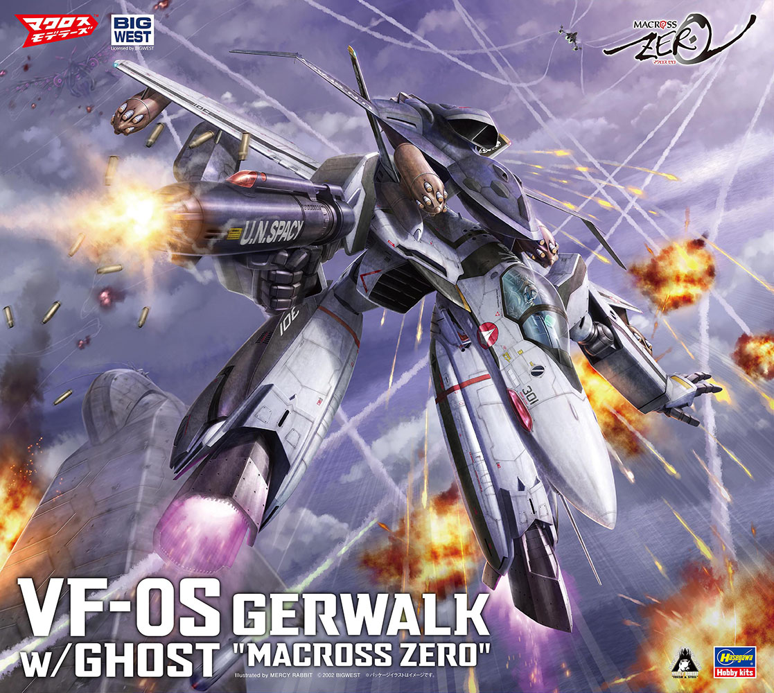 1/72 VF-0S Gerwalk w/Ghost Macross Zero [Macross]