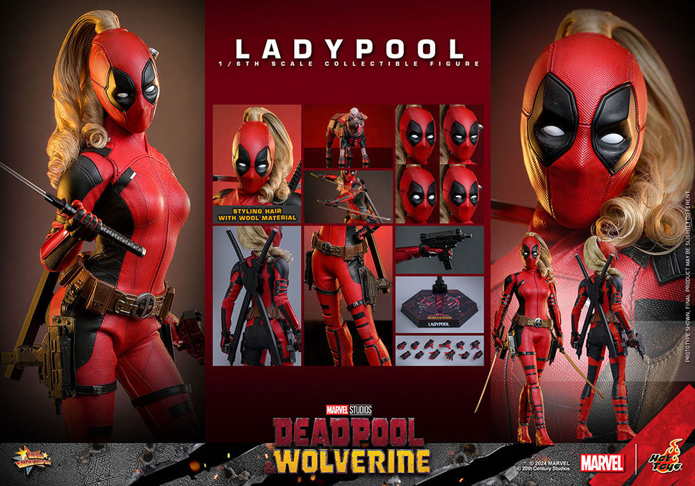 Hot Toys 1/6 - Fully Poseable Figure: Deadpool & Wolverine - Ladypool