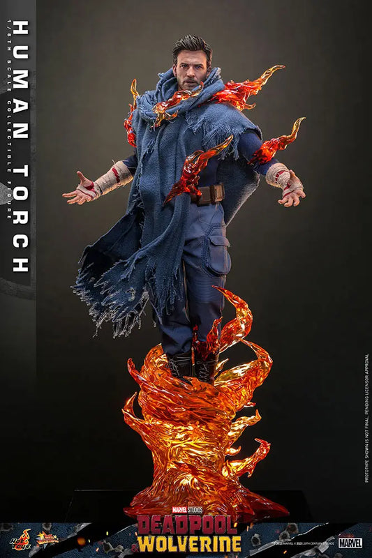 1/6 Movie Masterpiece - Fully Poseable Figure: Deadpool & Wolverine - Human Torch