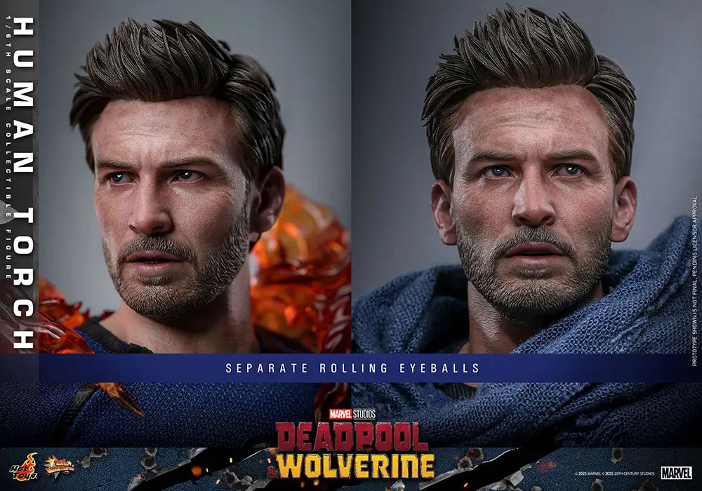 1/6 Movie Masterpiece - Fully Poseable Figure: Deadpool & Wolverine - Human Torch