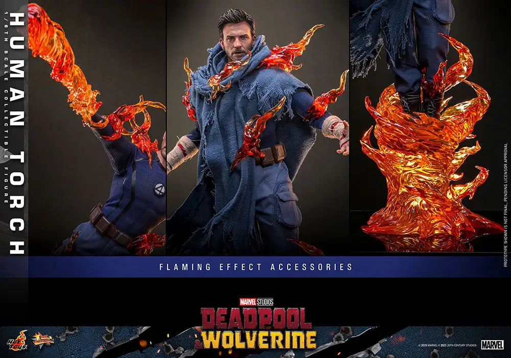 1/6 Movie Masterpiece - Fully Poseable Figure: Deadpool & Wolverine - Human Torch