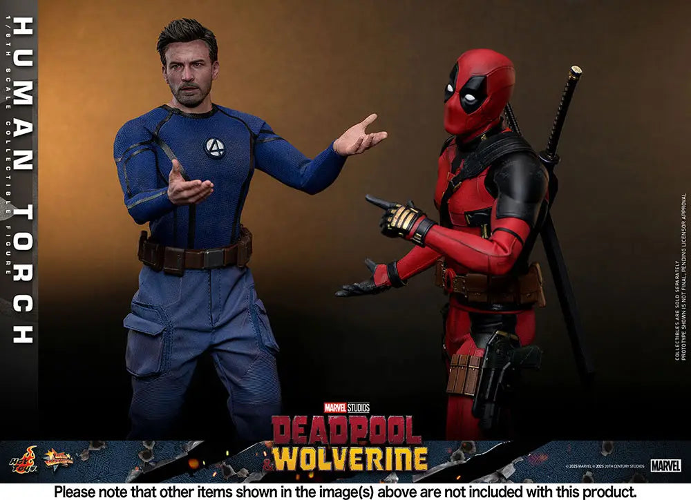 1/6 Movie Masterpiece - Fully Poseable Figure: Deadpool & Wolverine - Human Torch