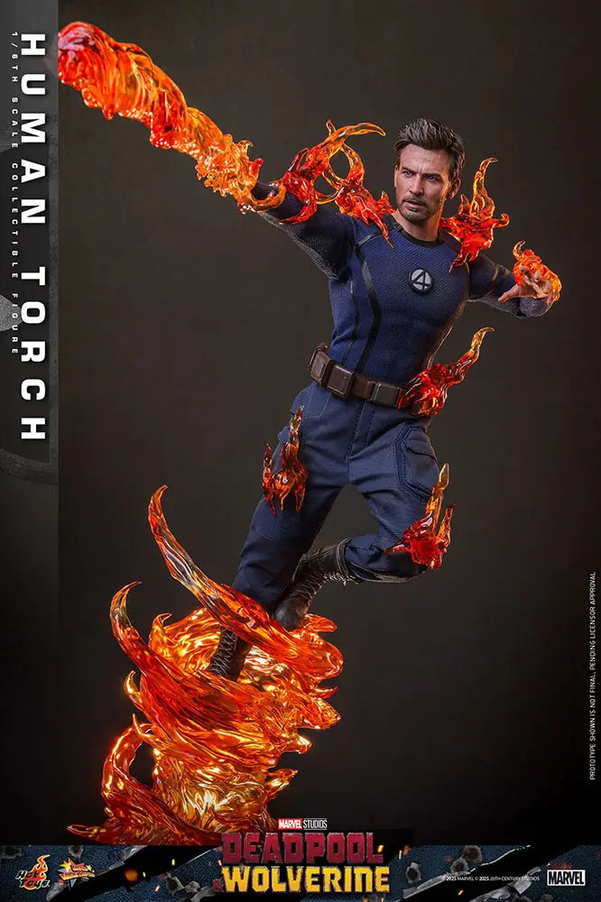 1/6 Movie Masterpiece - Fully Poseable Figure: Deadpool & Wolverine - Human Torch