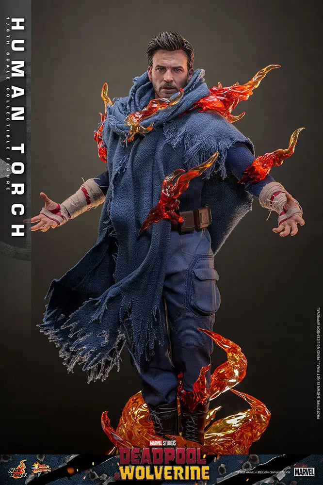 1/6 Movie Masterpiece - Fully Poseable Figure: Deadpool & Wolverine - Human Torch