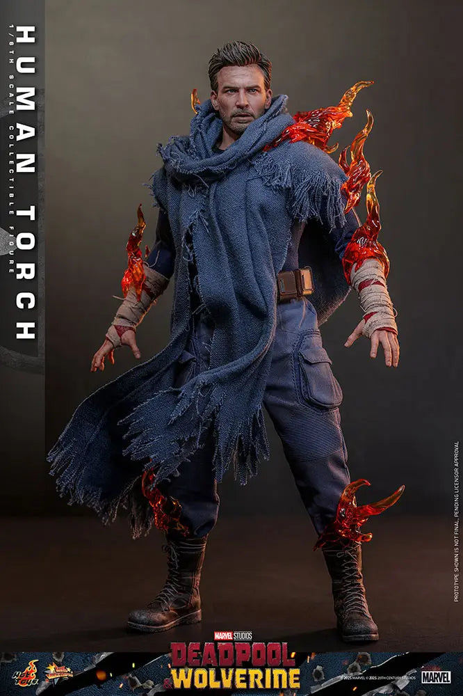 1/6 Movie Masterpiece - Fully Poseable Figure: Deadpool & Wolverine - Human Torch